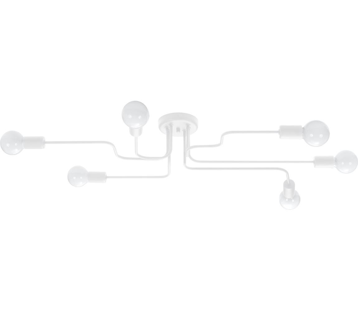 SL.1443 - Přisazený lustr VECTOR 6xE27/15W/230V bílá