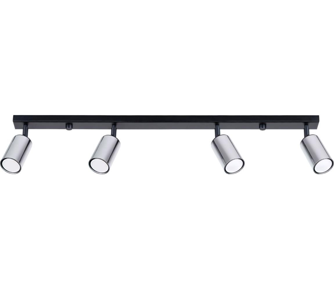 SL.1371 - Bodové svítidlo WINX 4xGU10/10W/230V černá/chrom