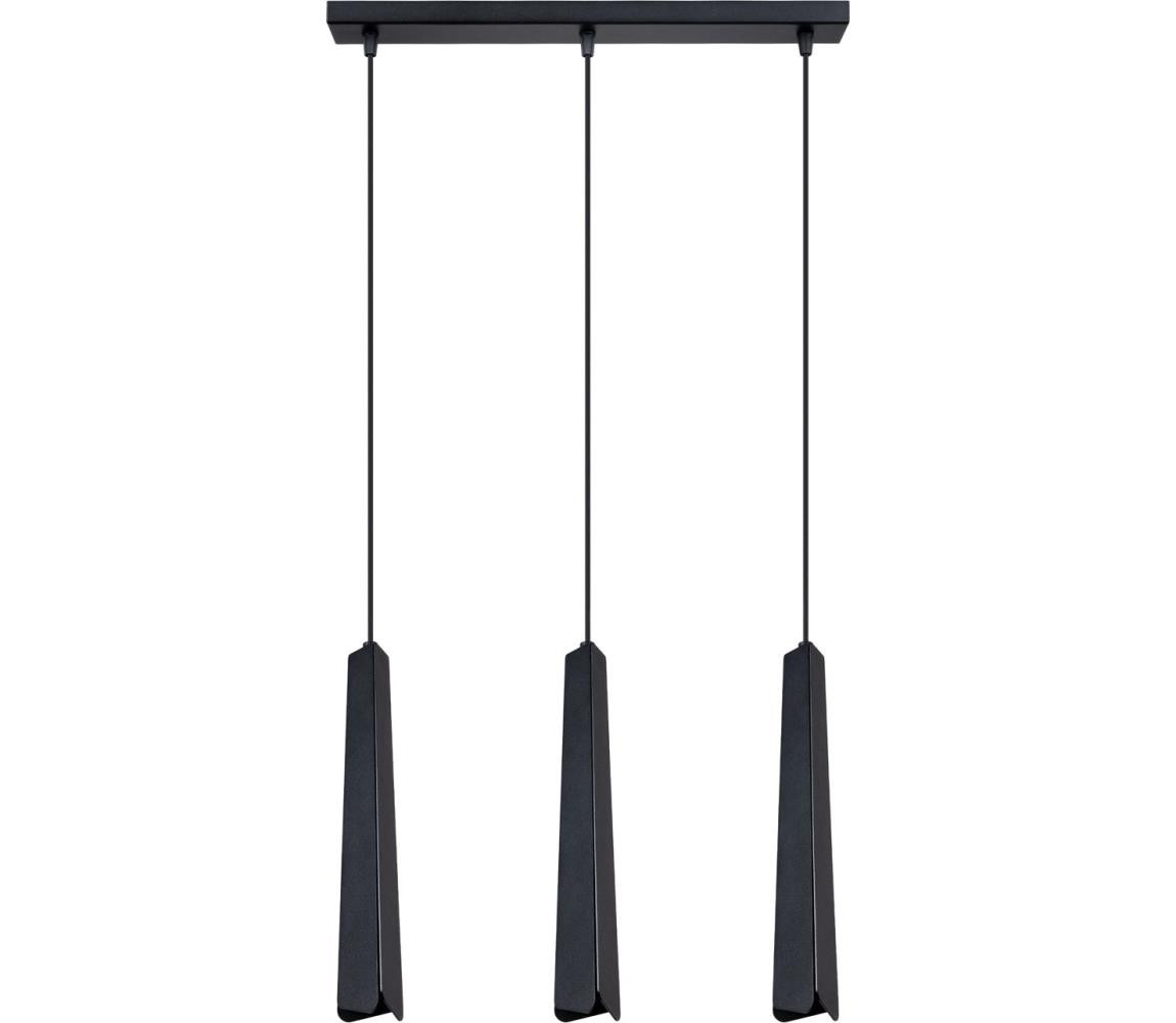 SL.1402 - Lustr na lanku PRYSM 3xG9/8W/230V černá