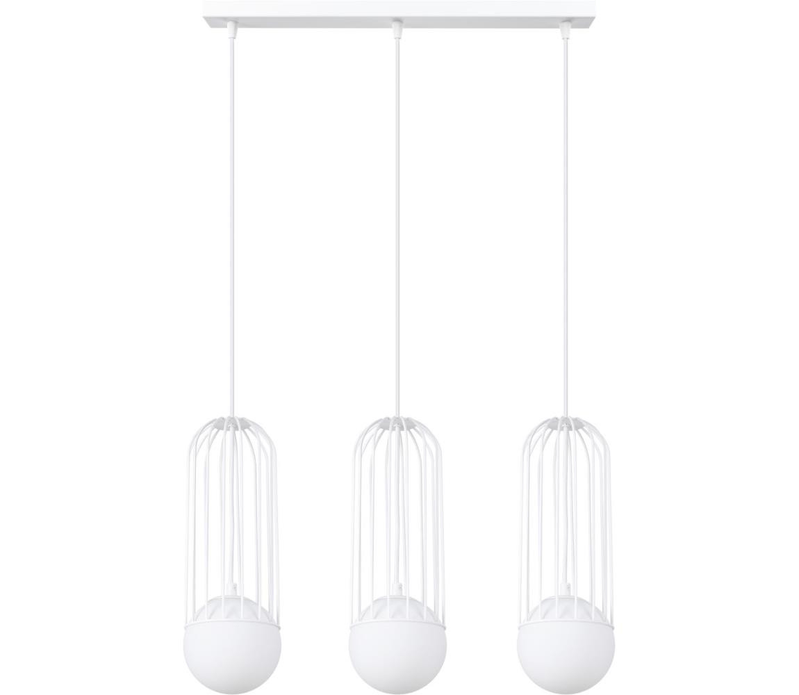 SL.1333 - Lustr na lanku BRINA 3xG9/8W/230V bílá