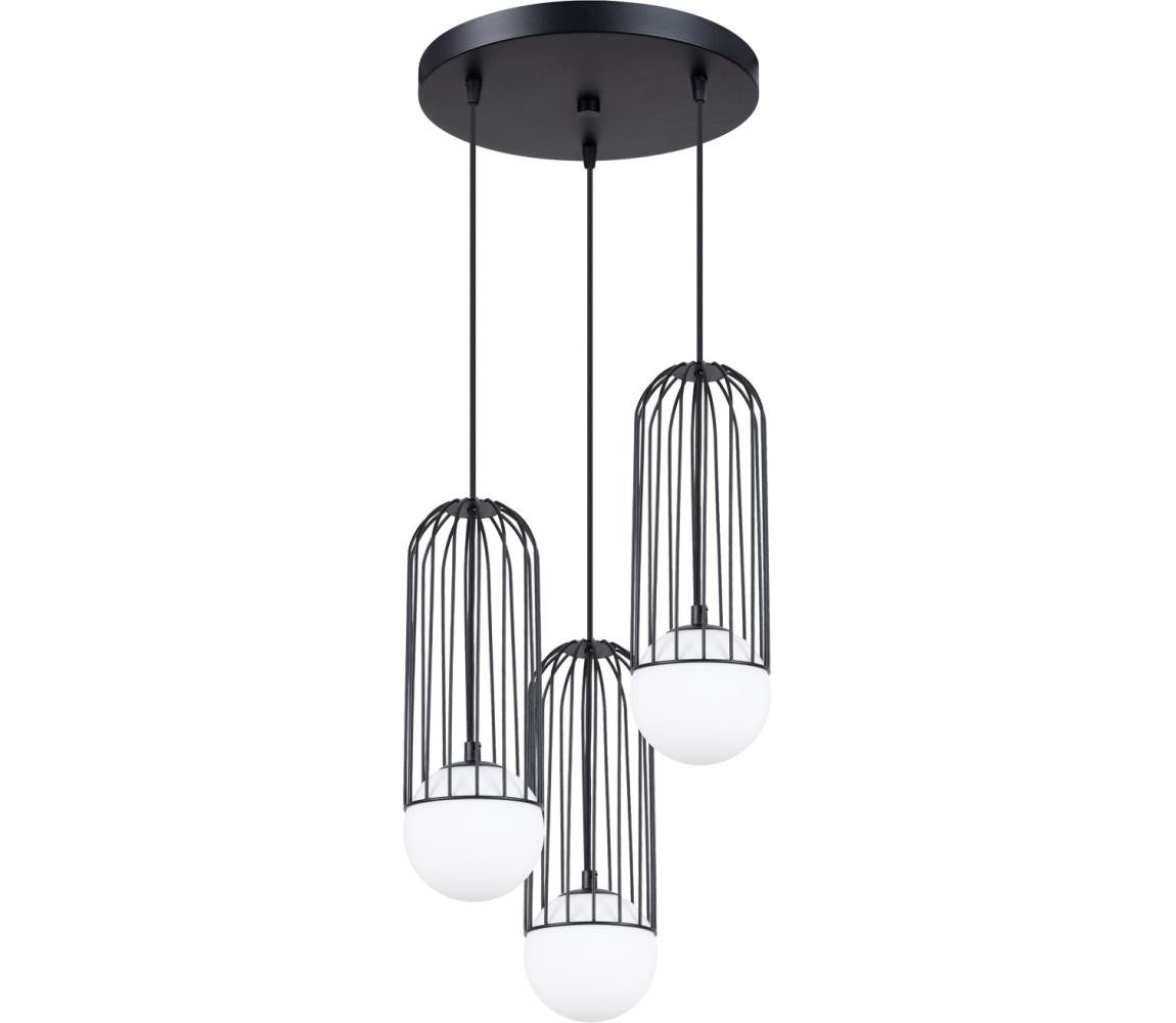 SL.1336 - Lustr na lanku BRINA 3xG9/8W/230V černá