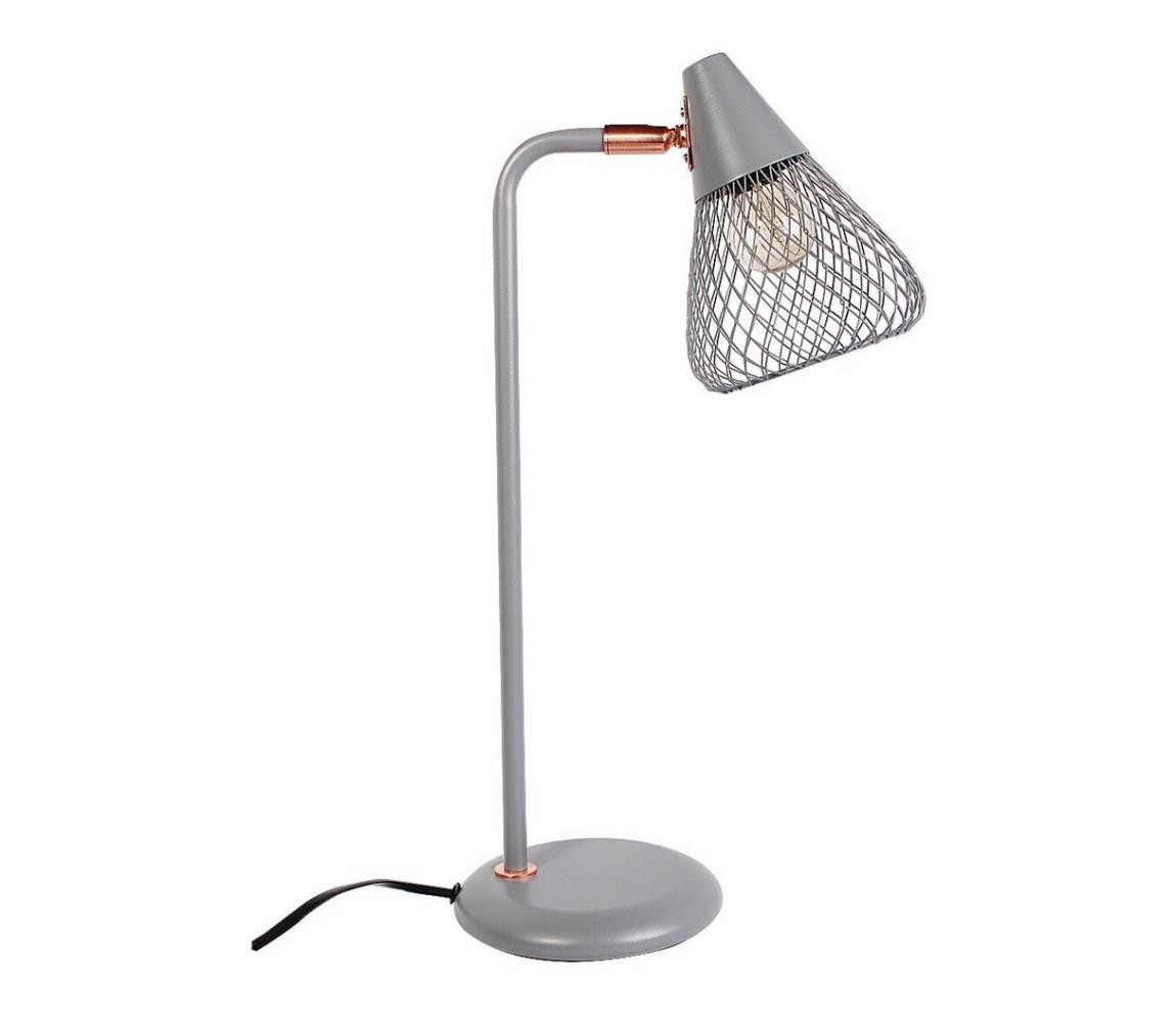 Rabalux Rabalux 3182 - Stolní lampa FANNY 1xE14/25W/230V šedá