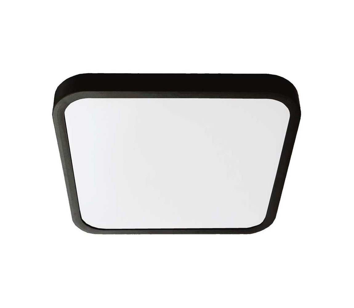 LED Koupelnové stropní svítidlo LED/24W/230V IP44 3000K 29x29 cm černá