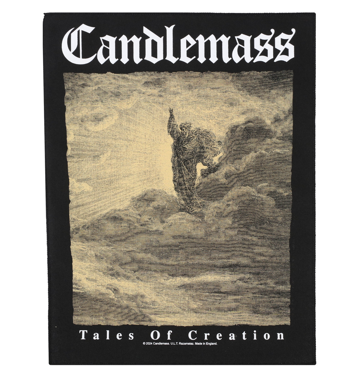 nášivka velká CANDLEMASS - TALES OF CREATION - RAZAMATAZ