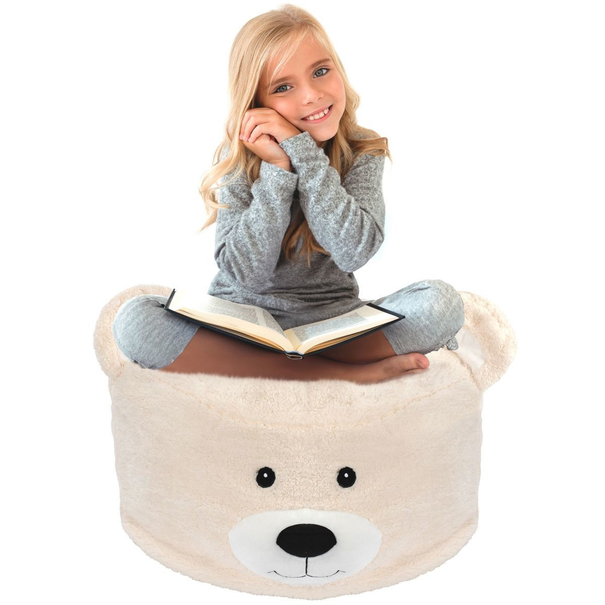 Ourbaby Dětské křesílko 36927 Plush stool - Bear