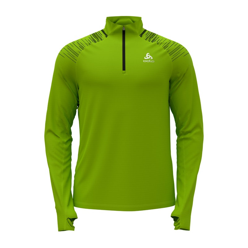 Pánská mikina s 1/2 zipem Odlo Midlayer 1/2 zip AXALP CERAMIWARM