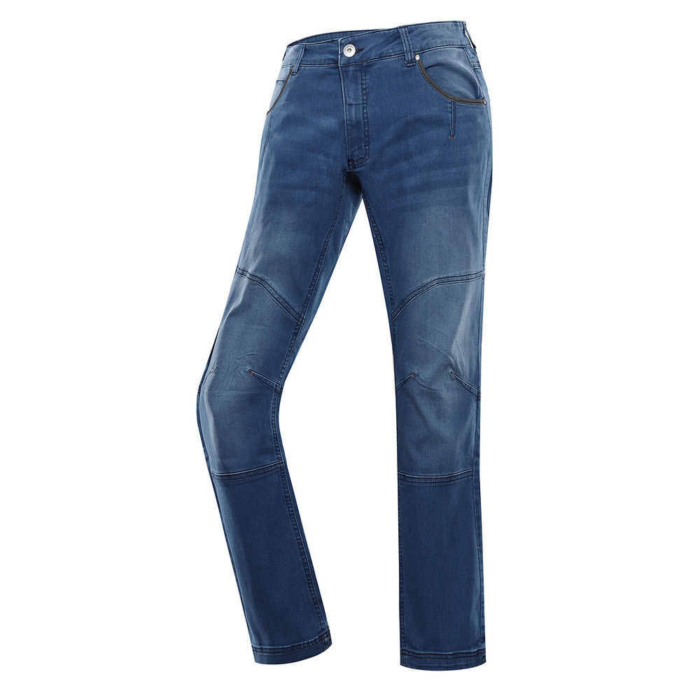 ALPINE PRO Pánské kalhoty jeans QIZOB mood indigo 48, Modrá