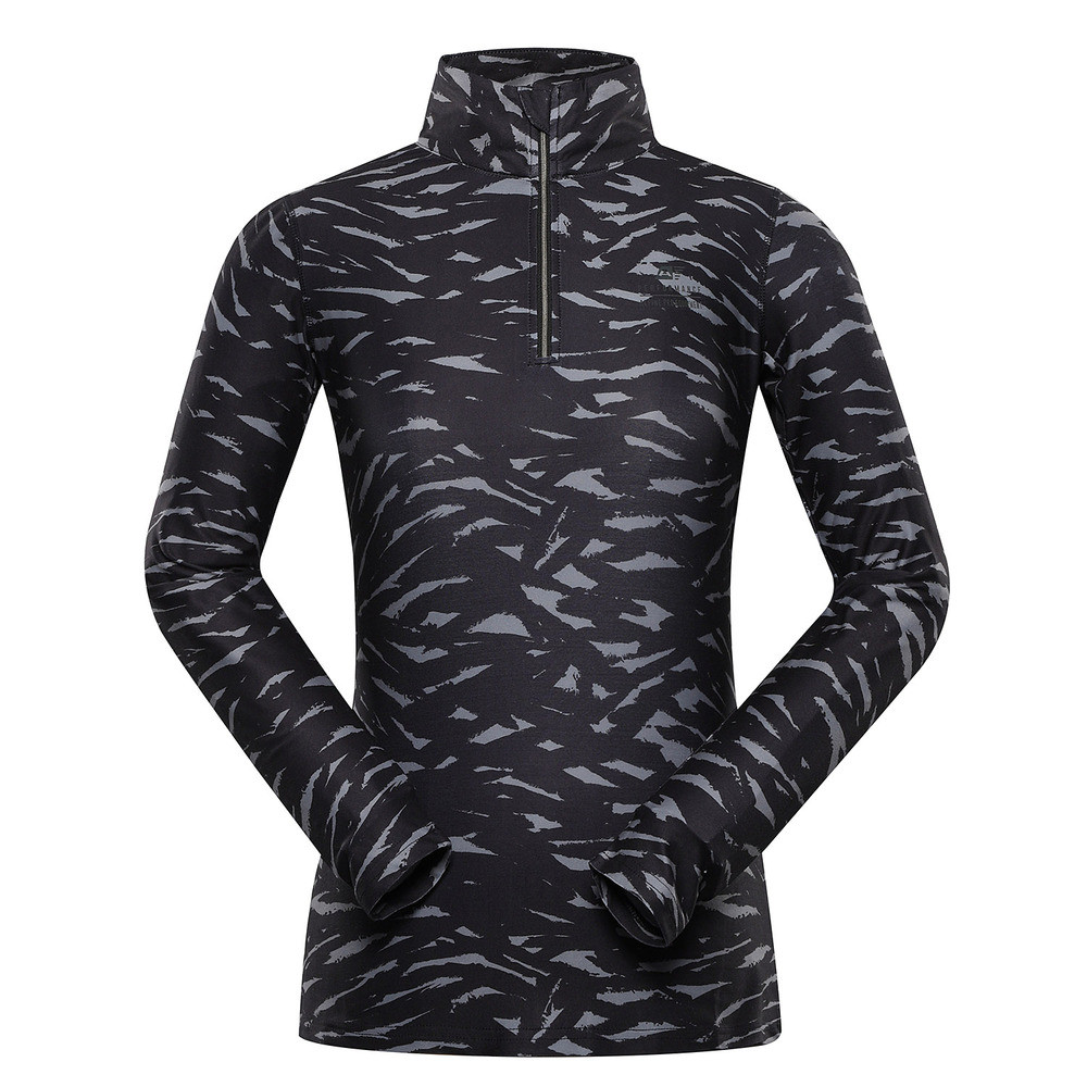 ALPINE PRO Dámské rychleschnoucí triko STANSA black varianta pe XL, Černá