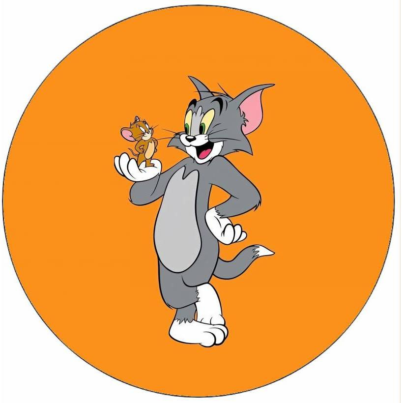 Jedlý papír Tom a Jerry s Buldou 19,5 cm - Pictu Hap