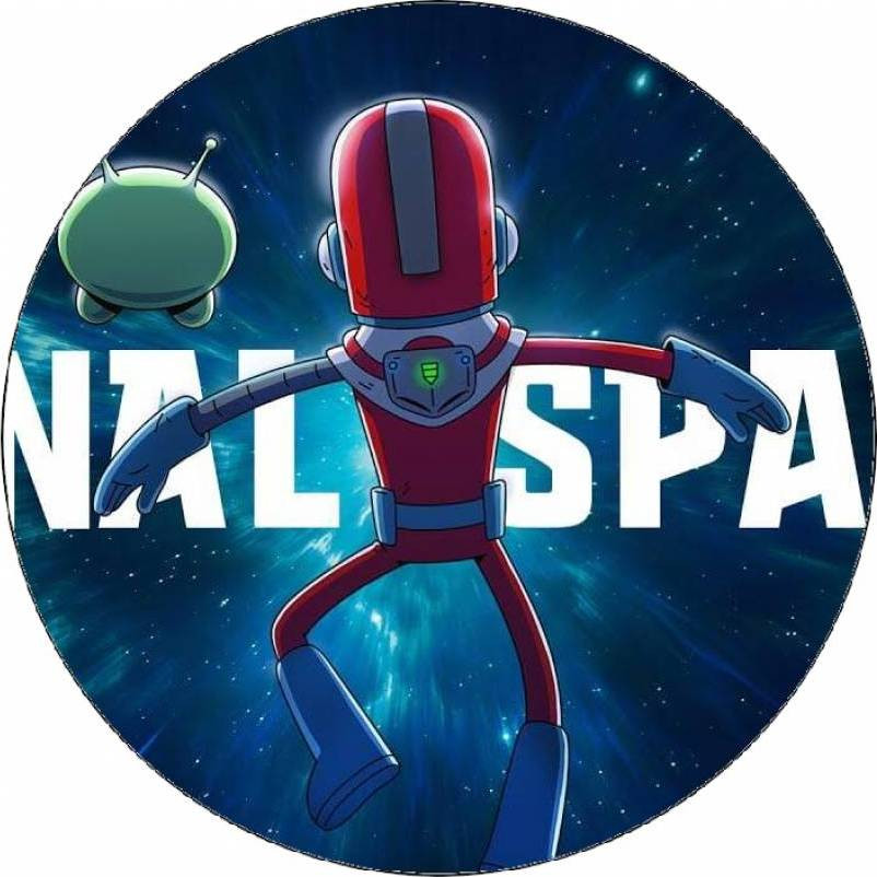 Jedlý papír Final Space logo 19,5 cm - Pictu Hap