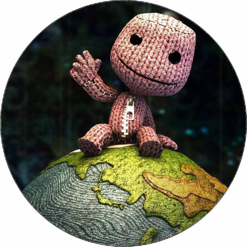 Jedlý papír Littlebigplanet Sackboy na planetě 19,5 cm - Pictu Hap