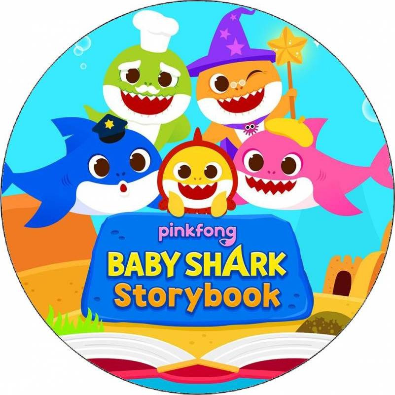 Jedlý papír Baby Shark 19,5 cm - Pictu Hap