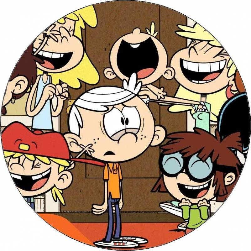 Jedlý papír The Loud House Lincoln a sestry 19,5 cm - Pictu Hap