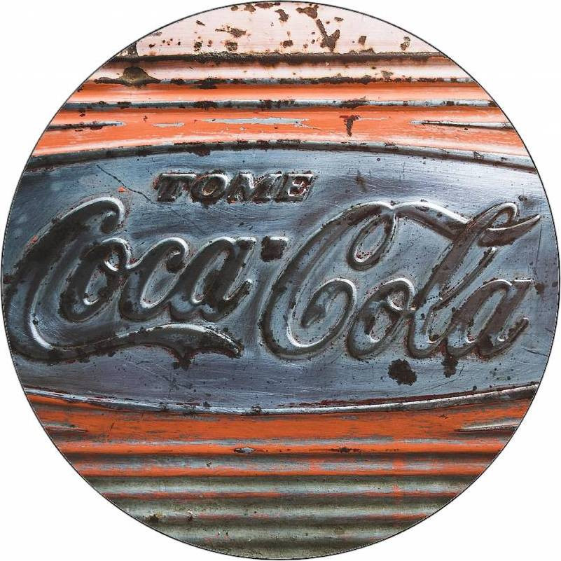 Jedlý papír Coca cola cedule vintage 19,5 cm - Pictu Hap