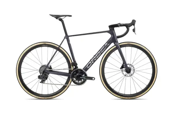 Orbea Orca M21eLTD PWR silniční kolo Tanzanite/Carbon Raw vel. 55