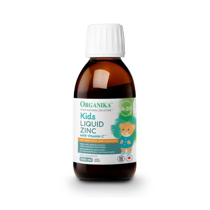 Organika Organika Kids Tekutý zinek s vitaminem C pro děti, 100 ml