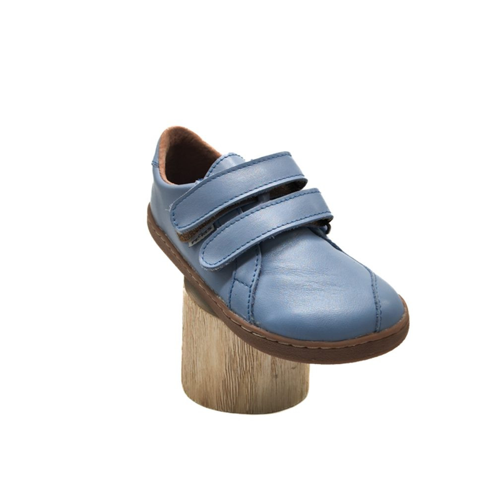 PEGRES CELOROČNÍ TENISKY BF54 0.1 Blue | Dětské barefoot tenisky - 25