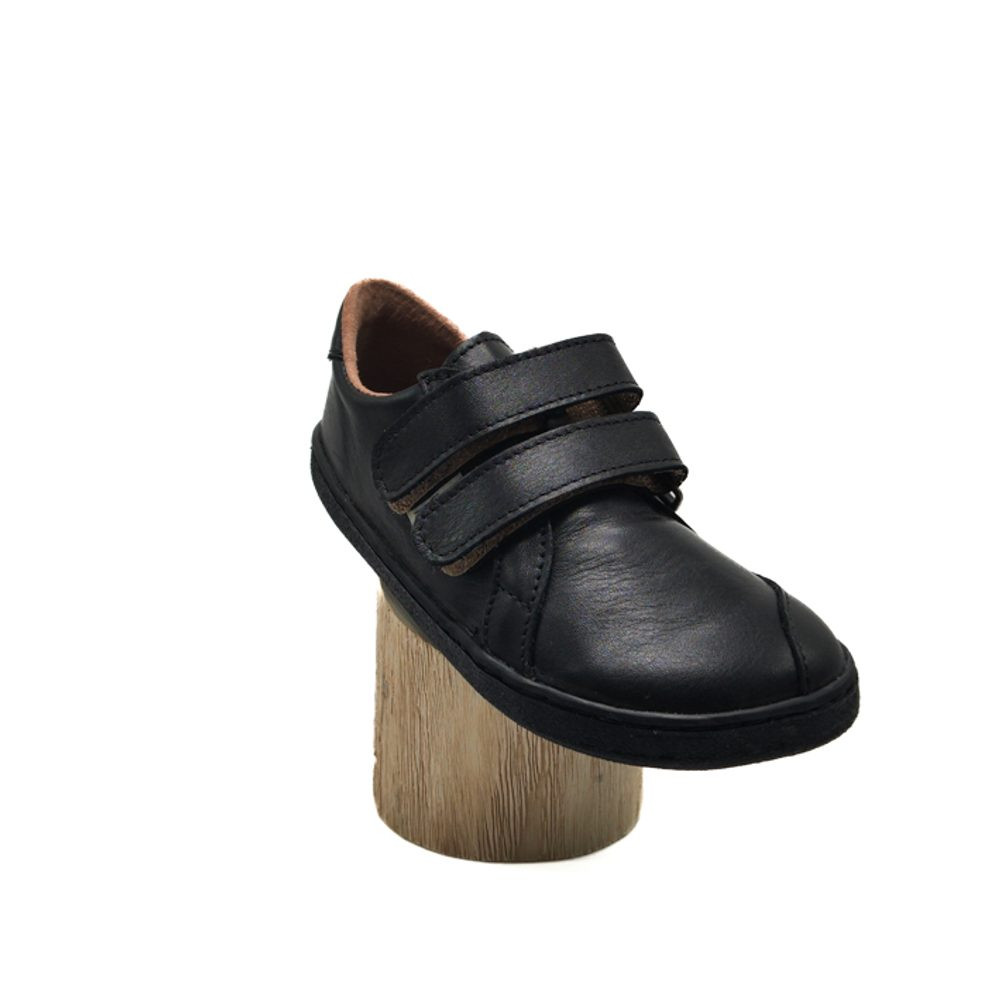 PEGRES CELOROČNÍ TENISKY BF54 0.1 Black | Dětské barefoot tenisky - 25