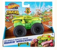 Mattel Hot Wheels Monster Trucks svítící a rámusící Wreckers Gunkster