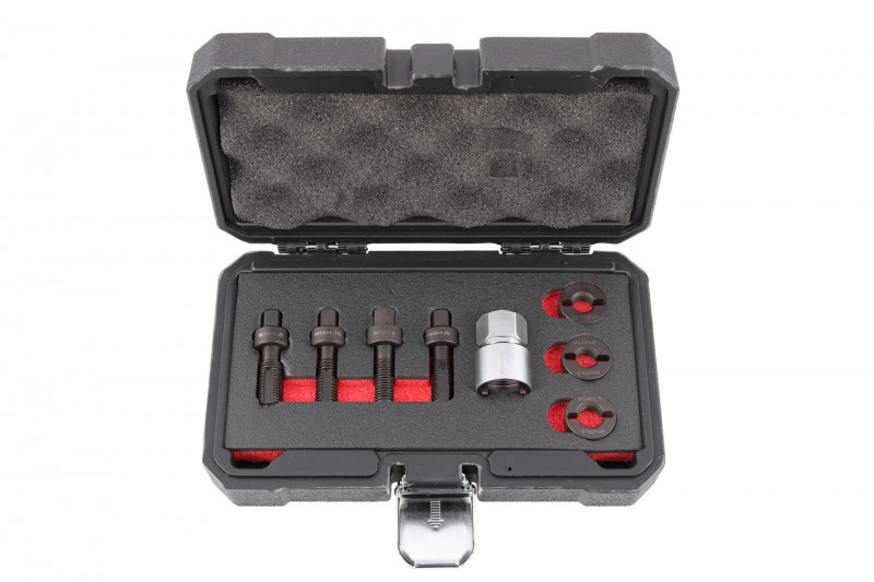 Sada pro opravu závitů šroub kol a matic, M12 a M14, 8 ks - QUATROS QS14940