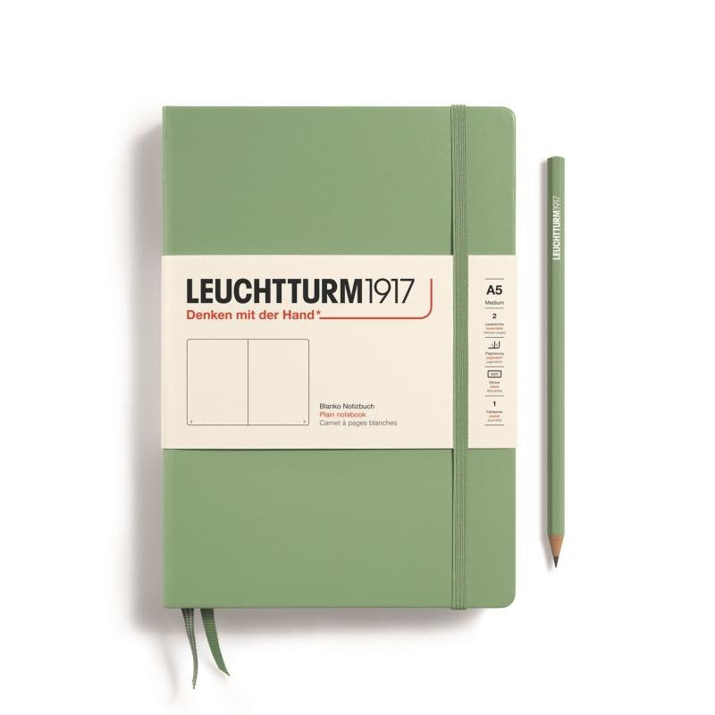 Leuchtturm1917 Zápisník Sage Medium A5 čistý