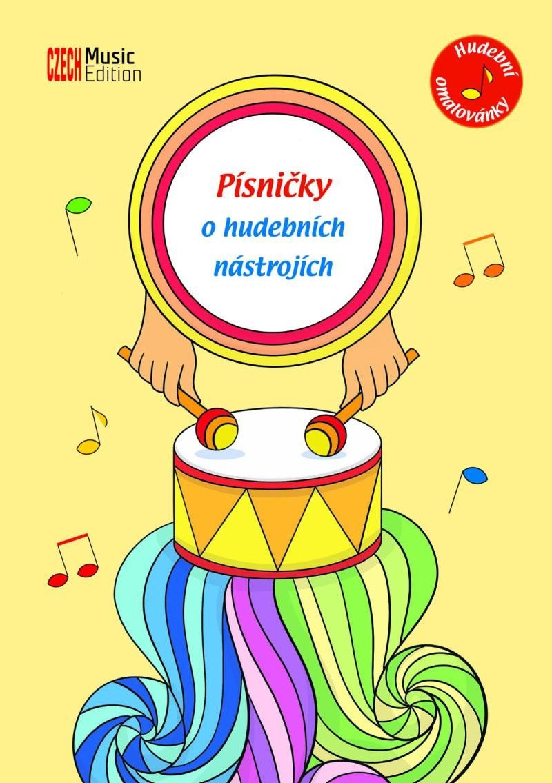 Hudební omalovánky – Písničky o hudebních nástrojích, 2.  vydání - Eva Šašinková