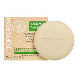 Topicrem Dermo Vegetal Solid Shampoo tuhý šampon s vyživujícím účinkem pro suché vlasy 75 g