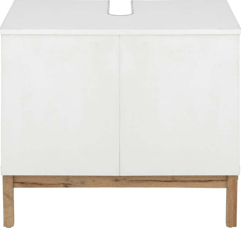 Bílá skříňka pod umyvadlo 56x35 cm Mirza – Støraa