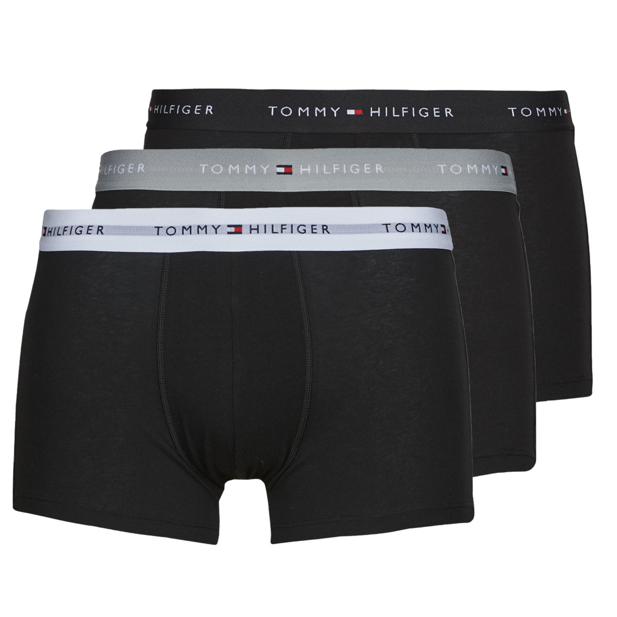 Tommy Hilfiger  3P WB TRUNK X3  Černá