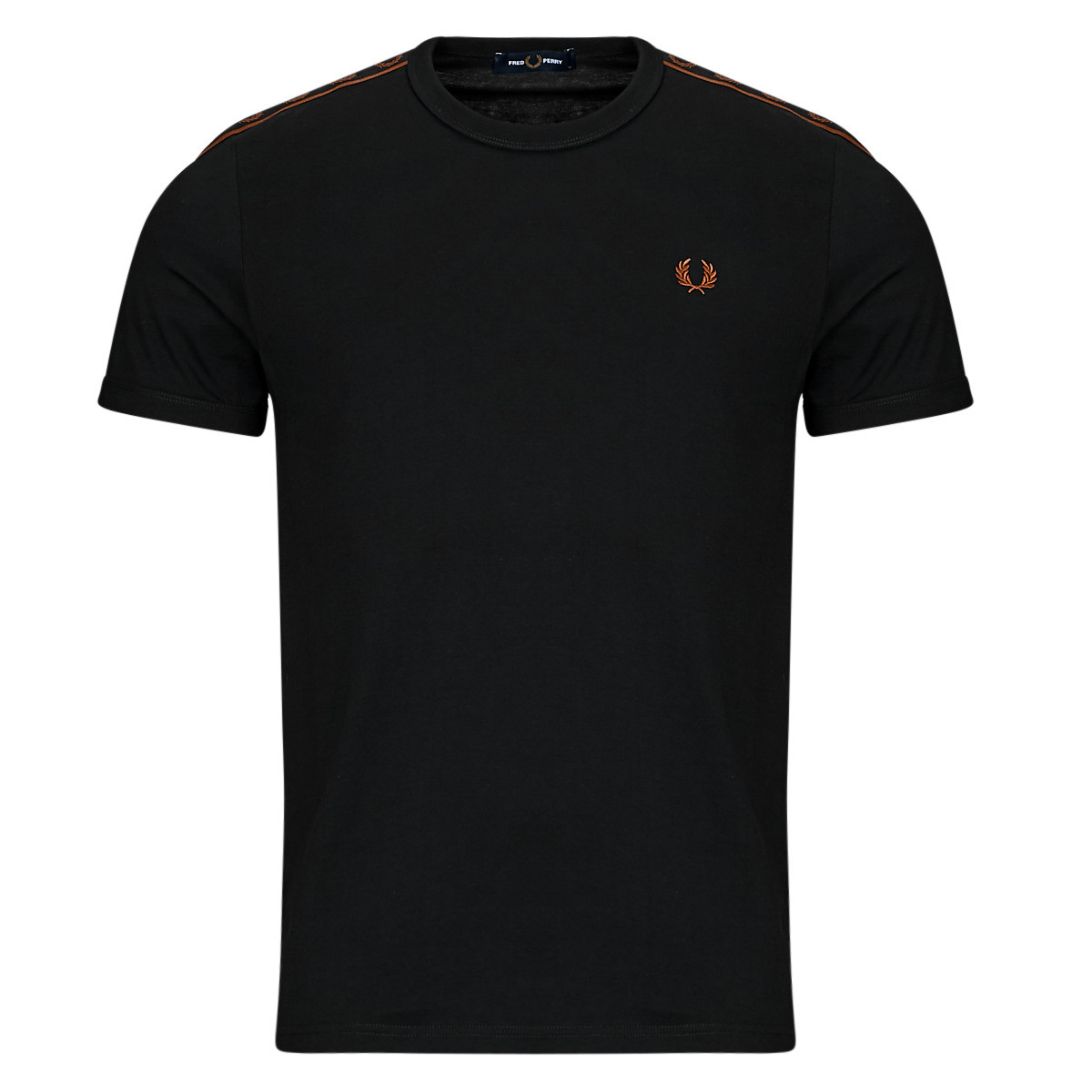 Fred Perry  CONTRAST TAPE RINGER  Černá