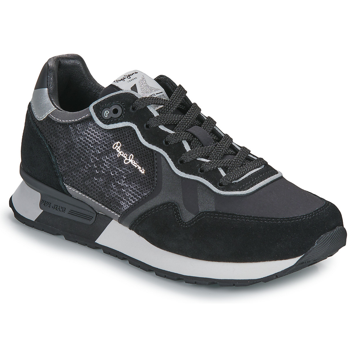 Pepe jeans  BRIT SEQUINS W  Černá