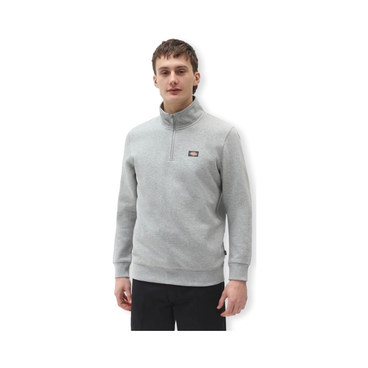 Dickies  Oakport Quarter Zip Sweatshirt - Grey  Šedá