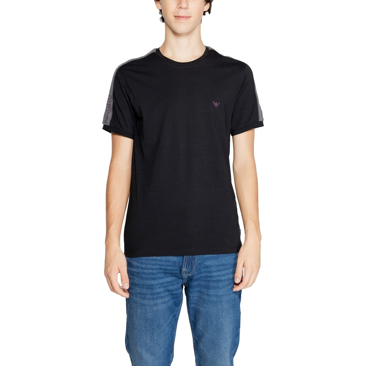 Emporio Armani EA7  CREW NECK T-SHIRT 111890 4F717  Černá