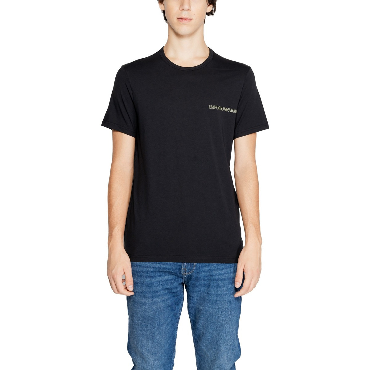 Emporio Armani EA7  2 PACK CREW NECK T-SHIRT 111267 4F717  Černá