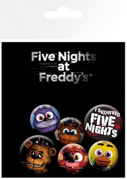 GB EYE Plackový set Five Nights at Freddys