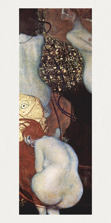 Gustav Klimt Obrazová reprodukce Goldfish (1901–02), Gustav Klimt, 20 × 40 cm