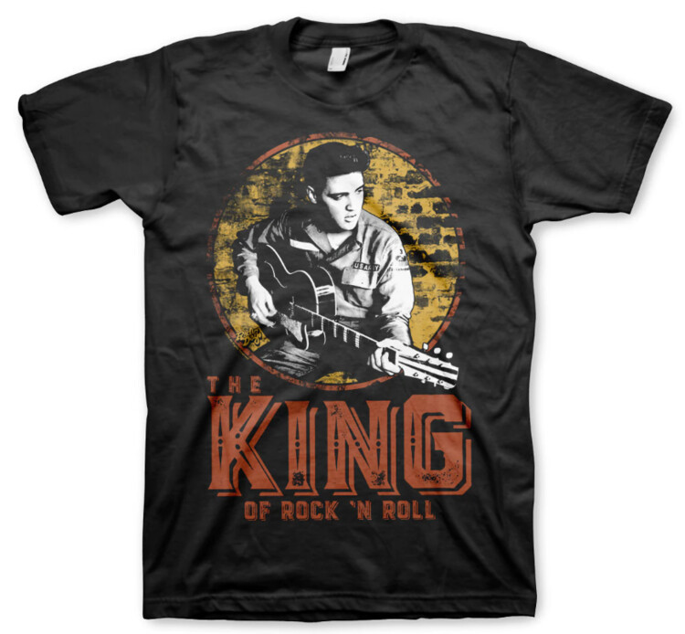 HYBRIS Tričko Elvis Presley - The King Of Rock 'n Roll Big, 5XL