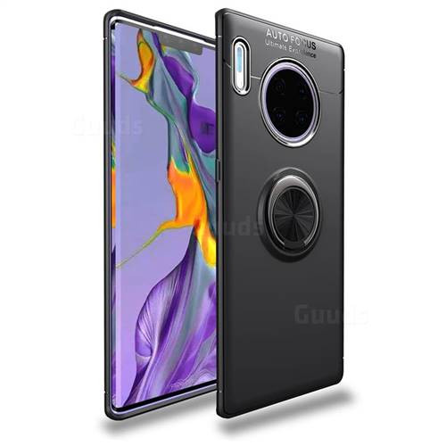 Ring silikonový kryt pro Huawei Mate 30 Pro černý