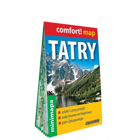 TerraQuest Tatry Minimap 1:80 000 turistická mapa laminovaná