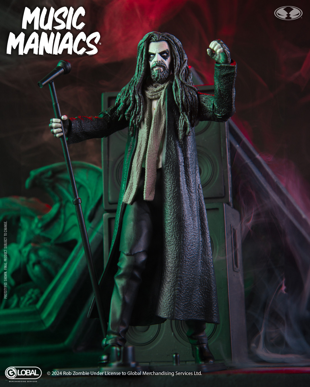 McFarlane | Rob Zombie - sběratelská figurka Rob Zombie (Metal Music Maniacs) 15 cm