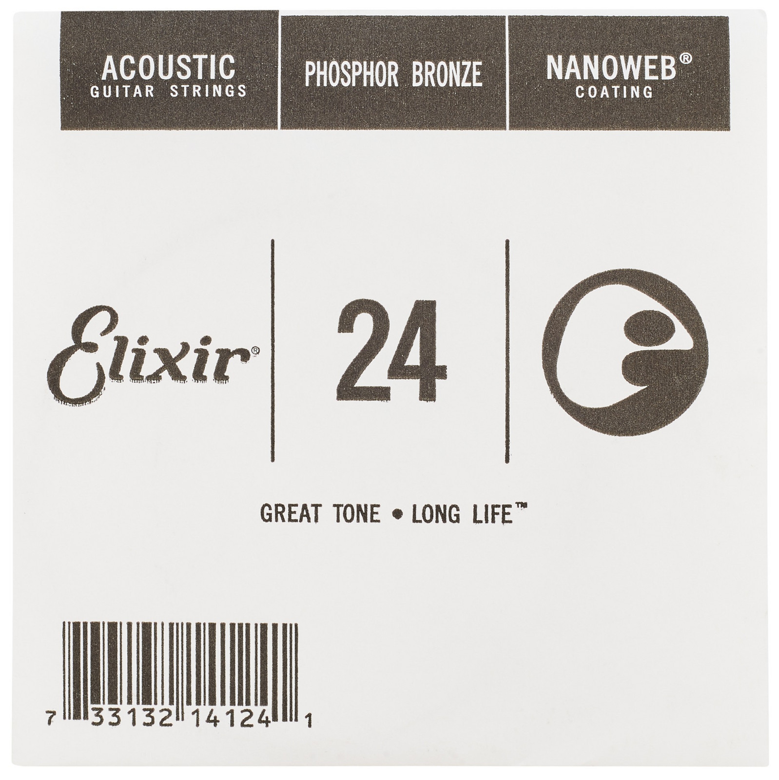 Elixir Nanoweb Phosphor Bronze Single .024