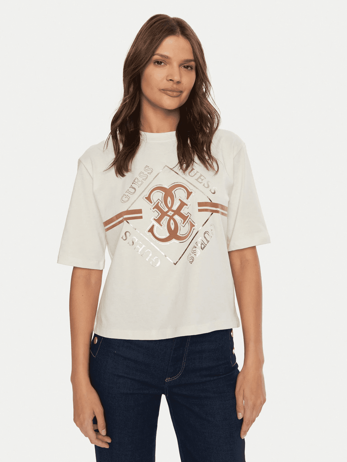 Guess krissy boxy tee xs