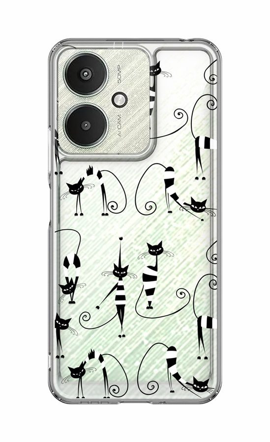 Kryt TopQ Image Xiaomi Redmi 13C 5G Image pevný Cats 1 126659