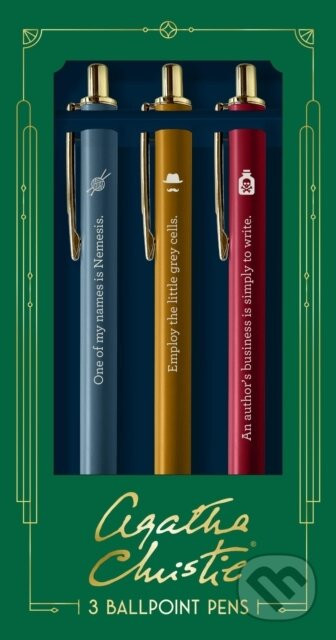 Agatha Christie Pen Set - Chronicle Books