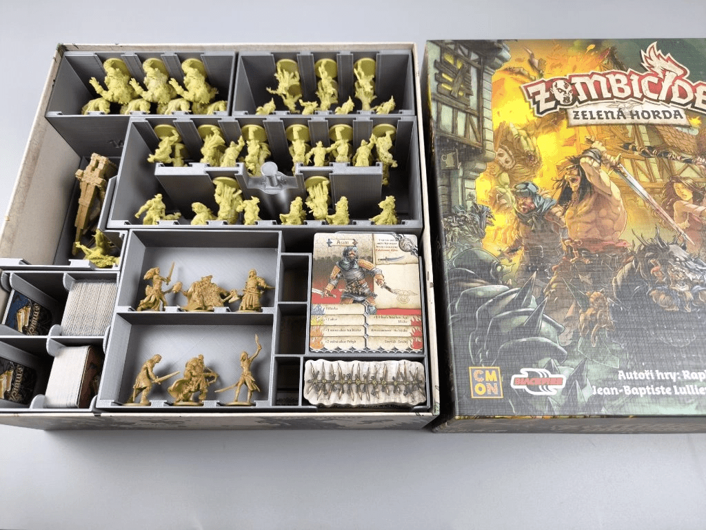 inserty.cz Insert: Zombicide Zelená horda (černý, 0064)