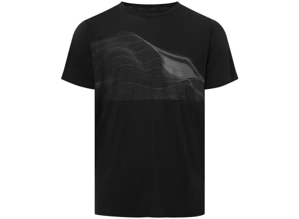 Viking Morain pánské triko krátký rukáv Black vel. M