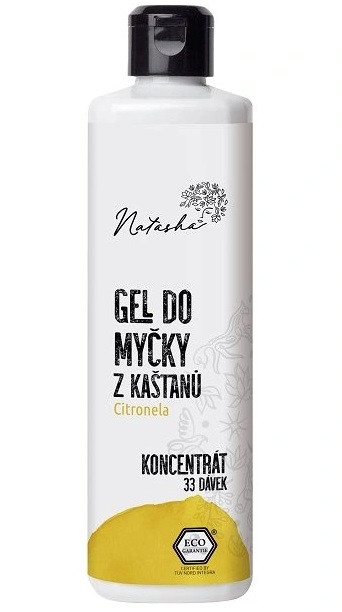 Natasha Gel do myčky z kaštanů Citronela koncentrát 500 ml