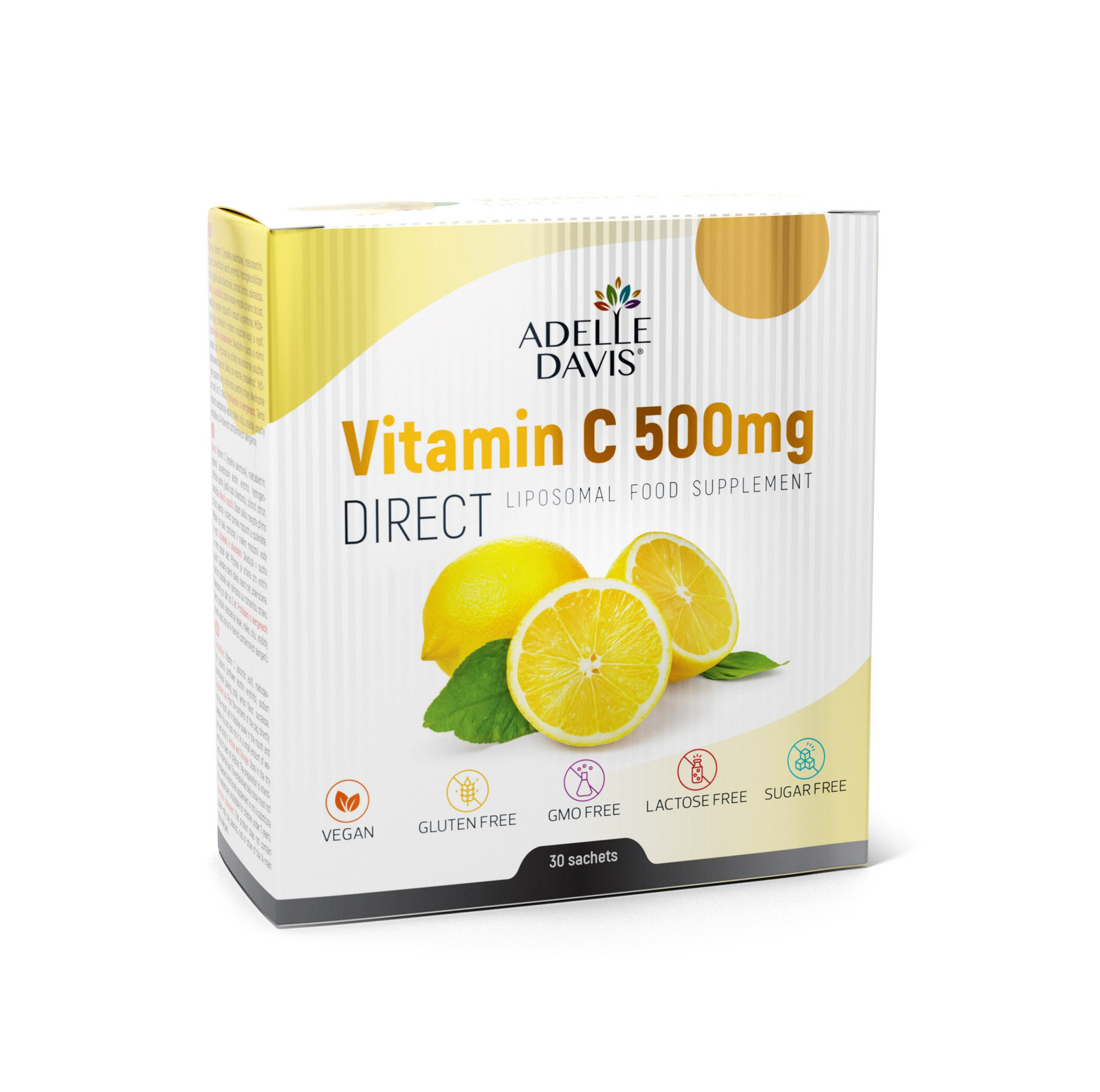 Adelle Davis - Vitamín C 500mg DIRECT lipozomální - 30 sáčků