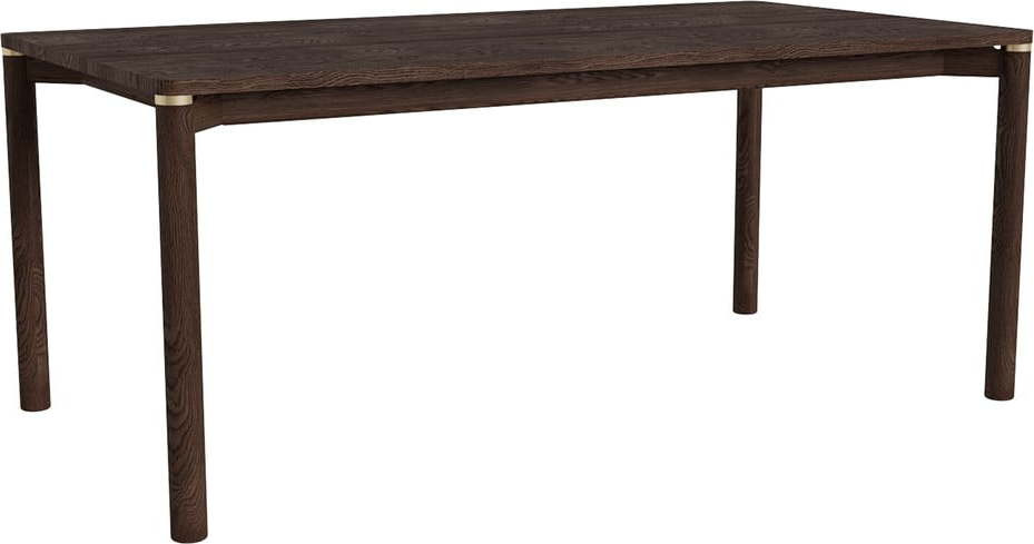 Hnědý rozkládací jídelní stůl 95x180 cm Arun – Unique Furniture