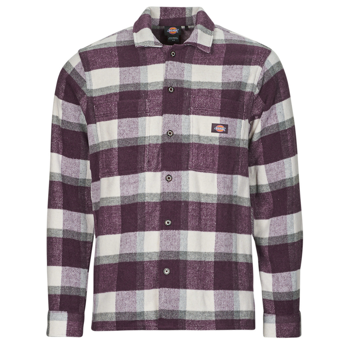 Dickies  PLAID COALING LS SHIRT  Fialová